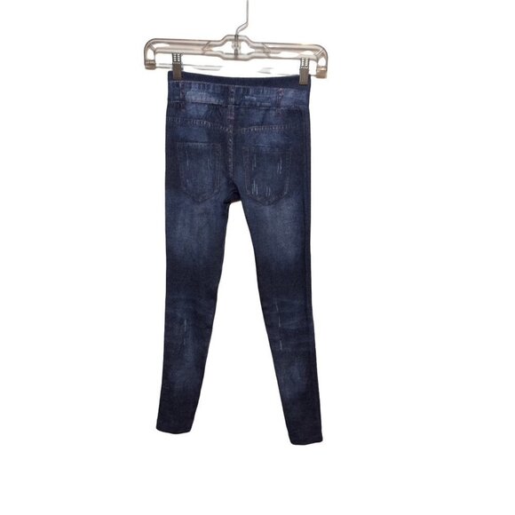 Weissman Elastic Waist Pants Medium/Large Blue Rayon/Polyester /Spandex - Picture 2 of 3